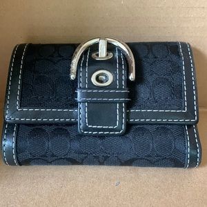 Coach trifold wallet
